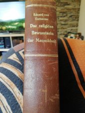 kniha Das religiose Bewubstein der Menschheit, Hermann Haacke 1906