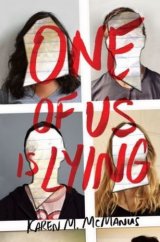 kniha One of us is lying, Delacorte Press 2017