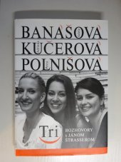 kniha Tri rozhovory s Jánom Štrasserom Adela Banášová, Adriana Kučerová, Patra Polnišová, Forza music  2011