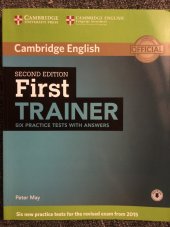 kniha First Trainer Second edition , Cambridge University Press 2015