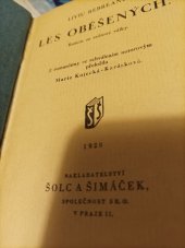 kniha Les oběšených román ze světové války, Šolc a Šimáček 1928