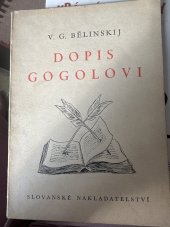 kniha Dopis Gogolovi, Slovanské nakladatelství 1951