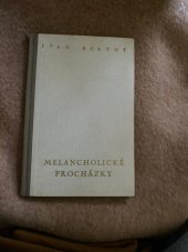 kniha Melancholické procházky , Melantrich 1941