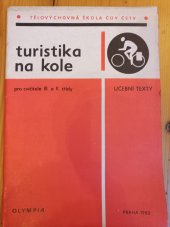 kniha Turistika na kole učební text pro cvičitele III. a II. třídy, Olympia 1980