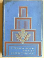 kniha Kronika z konce tisíciletí román, Sfinx, Bohumil Janda 1929