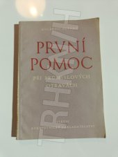 kniha První pomoc při průmyslových otravách [Sborník, SZdN 1954