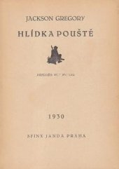 kniha Hlídka pouště, Sfinx 1930