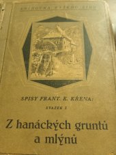 kniha Z hanáckých gruntů a mlýnů, Občanská tiskárna 1923