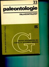 kniha Paleontologie 22 sborník geologických věd, Ústřední ústav geologický 1979