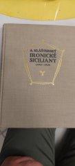 kniha Ironické siciliány (1903-1913), J. Otto 1913
