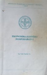 kniha Ekonomika lesního hospodářství, Mendelova zemědělská a lesnická univerzita 2003