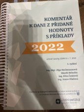 kniha Komentář k dani z přidané hodnoty s příklady, Účetní portál 2022