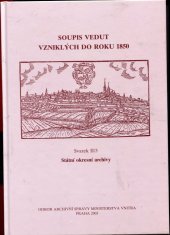 kniha Soupis vedut vzniklých do roku 1850. Svazek II/3, - Státní okresní archivy, Odbor archivní správy MV Praha 2003