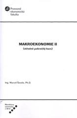 kniha Makroekonomie II (středně pokročilý kurz), Mendelova univerzita  2011