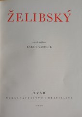 kniha Želibský, Tvar - Výtvarné nakladatel'stvo Bratislava 1950