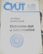 kniha Ochrana dat v informatice, ČVUT 1996
