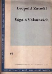 kniha Sága o Volsunzích = (Volsunga saga), Státní pedagogické nakladatelství 1960