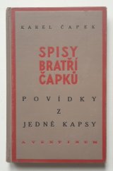 kniha Povídky z jedné kapsy, Aventinum 1926