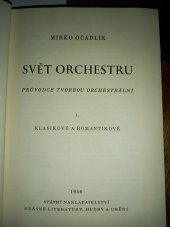 kniha Svět orchestru, SNKLHaU 1956