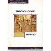 kniha Sociologie distanční studijní opora, Masarykova univerzita, Ekonomicko-správní fakulta 2004