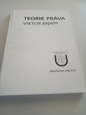 kniha Teorie práva, Západočeská univerzita, Právnická fakulta 1994