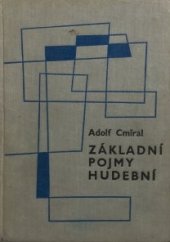 kniha Základní pojmy hudební, Státní Hudební Vydavatelství 1965