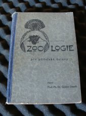 kniha Zoologie pro ústavy učitelské, Česká grafická Unie 1923