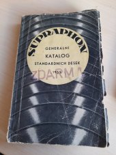 kniha Generální katalog standardních desek Supraphon 1955, Gramofonové závody 1955