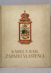 kniha Zapadlí vlastenci pohorský obraz, Česká grafická Unie 1933