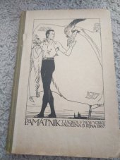 kniha Památník T. J. SOKOL v New  Yorku založena 13.října, Nákladem Jednoty č. filologů 1917