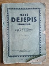 kniha Malý dějepis všeobecný pro mládež, s.n. 1920