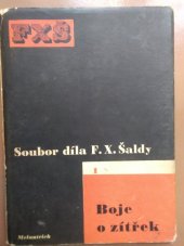 kniha Boje o zítřek meditace a rapsodie, Melantrich 1948