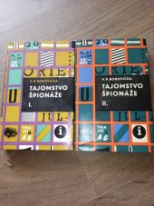 kniha tajomstvo spionaze , Vydavateľstvo politickej literatúry 1967