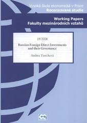 kniha Russsian foreign direct investmens and their governance, Oeconomica 2008