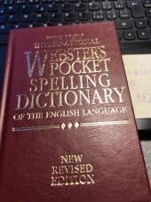 kniha The New International Webster´s Pocket Dictionary Spelling Dictionary of the English Language, Trident Press International 1998