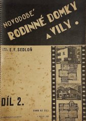 kniha Novodobé rodinné domky a vily. Díl 2, s.n. 1936