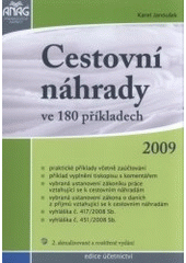 kniha Cestovní náhrady ve 180 příkladech s komentářem, Anag 2009