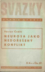 kniha Neurosa jako nedořešený konflikt, Václav Petr 1941