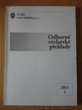 kniha Odborné včelařské překlady 2013 1, Český svaz včelařů 2013