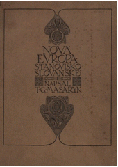 kniha Nová Evropa stanovisko slovanské, Gustav Dubský 1920