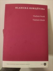 kniha Klasická korejština, Univerzita Karlova, Filozofická fakulta 2013