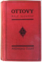 kniha Příruční slovník maďarsko-český, J. Otto 1912