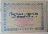 kniha Farbige kunstlerische Heimatbilder, Prag Annahof 1914