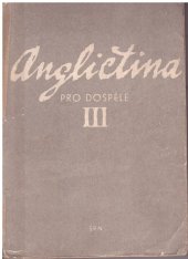 kniha Angličtina pro dospělé. 3. [díl], SPN 1967