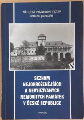 kniha Seznam nejohroženějších a nevyužívaných nemovitých památek v České republice, Sprinter 2003