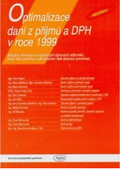 kniha Optimalizace daní z příjmů a DPH v roce 1999, Two Publishers 1999