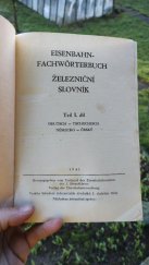 kniha Železniční slovník 1.díl Německo český, Sdružení železničních úředníků 1941