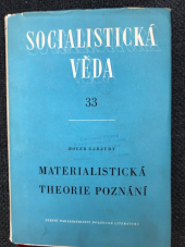 kniha Materialistická theorie poznání, SNPL 1957