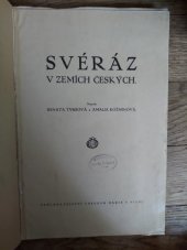 kniha Svéráz v zemích českých, Th. Mareš 1918