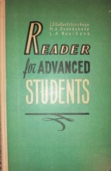 kniha Reader for Advanced Students, Moskovskoj Gorodskoj Sovnarchoz 1959